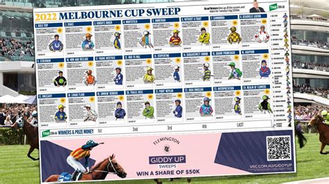 Printable Melbourne Cup Sweep